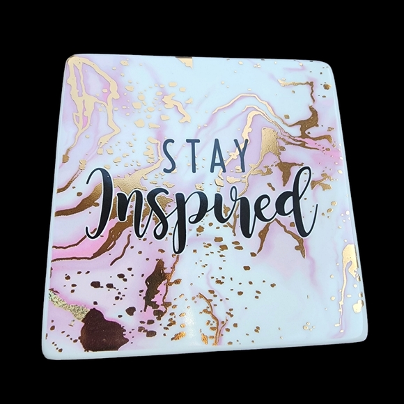 Inspired paper weight desk counter shelf decor Stay Inspired school college - Picture 1 of 1